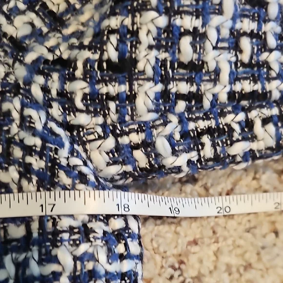 NWT Christian Lacroix blue tweed cropped jacket - Picture 13 of 15